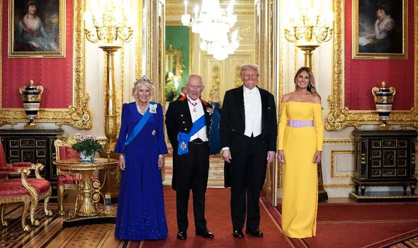 Trump in September with the King