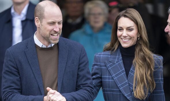 the prince and princess of wales smiling