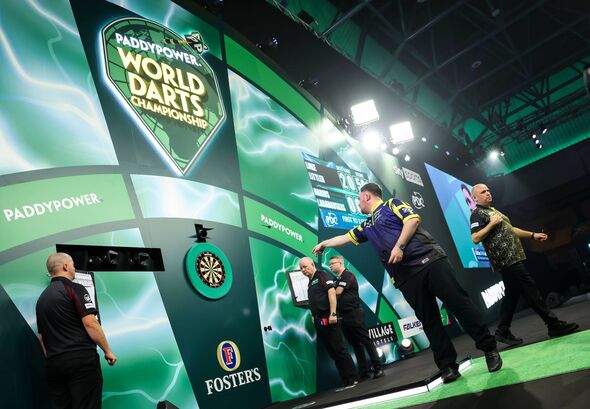 George Noble, pictured calling Luke Littler's first round match, will retire after the final