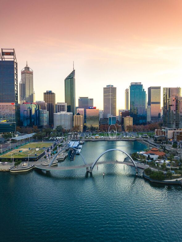 The Perth skyline