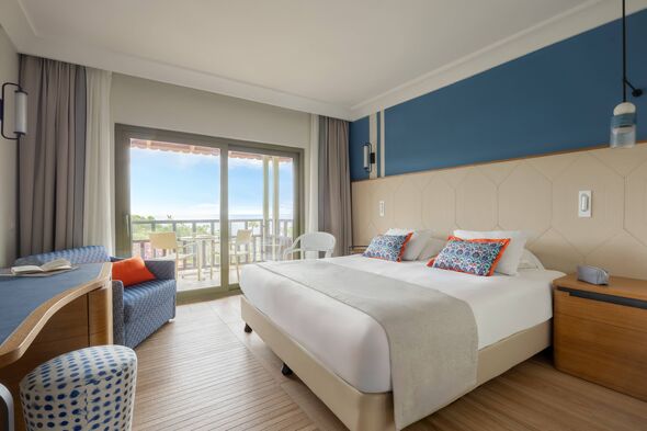 A bedroom at the hotel