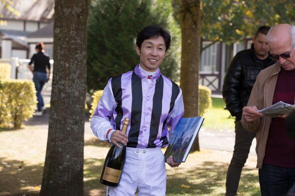 Japanese jockey Yutaka Take at Compiegne Racecourse