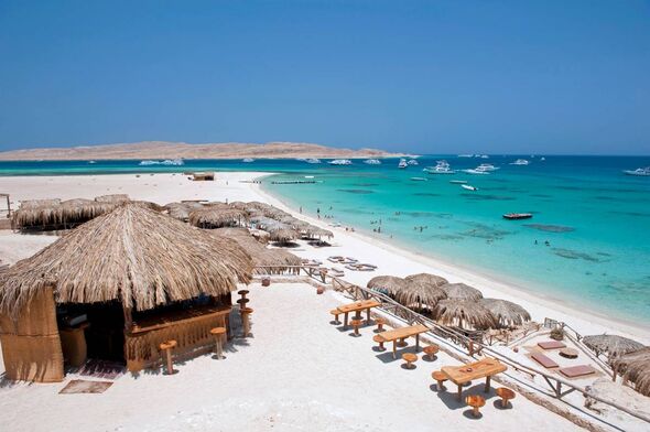 Giftun Island with white sandy beaches