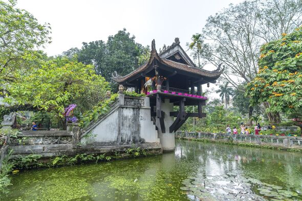 The One Pillar Pagoda hanoi, Vietnam