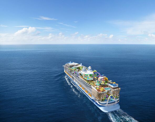 A rendering of Legend of the Seas cruise ship