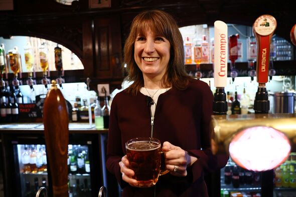 Chancellor Rachel Reeves Visits A Pub In Southeast London Following Government Announcement On Pub Support Package