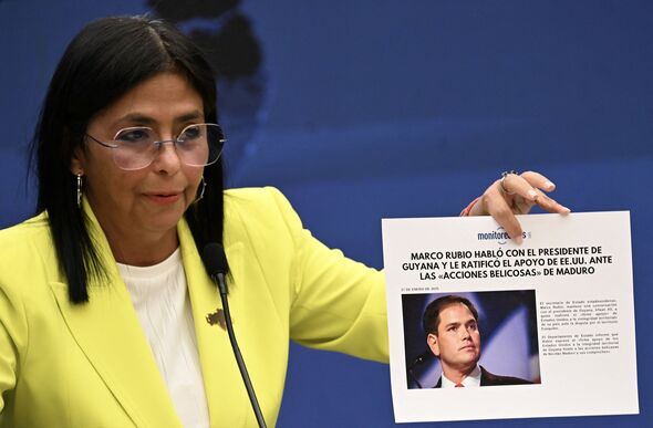 VENEZUELA-GUYANA-POLITICS-PRESSER