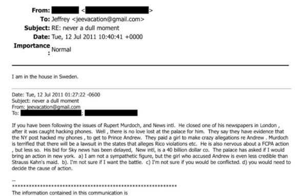 jeffrey epstein email