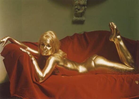 Shirley Eaton painted all over in gold.
