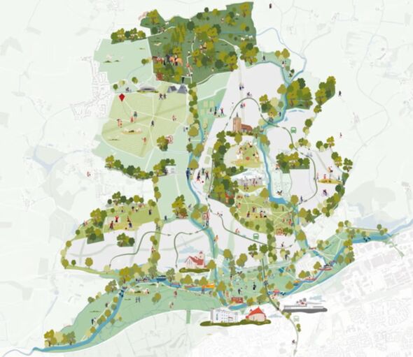 The £1bn new UK town with 10,000 homes, nine schools and seven 'connected' villages
