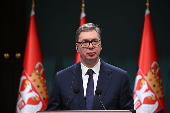 Serbian President Vucic in Ankara