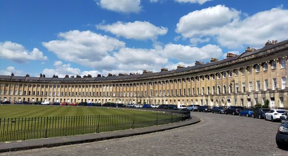 The Royal Crescent in Bath