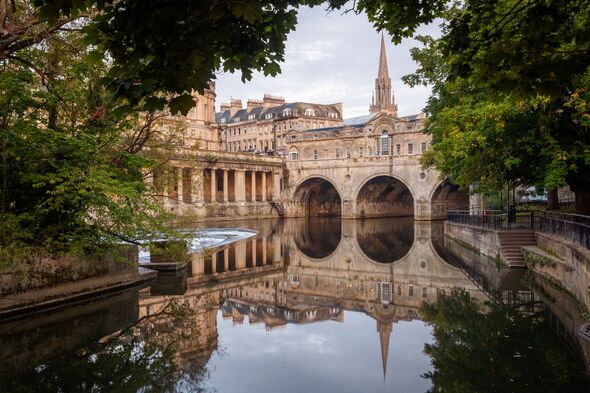 Pulteney Bridge, River Avon, Bath, Somerset