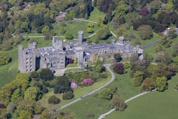 Aerial Photograph of Penrhyn Castle, Gwynedd