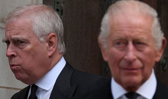 Andrew Mountbatten Windsor and King Charles