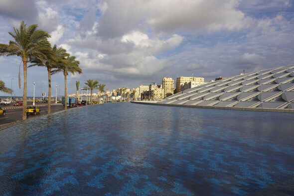 Egypt, Alexandria, Alexandrina Library.