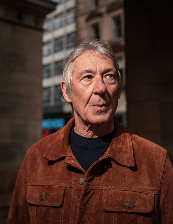 Portrait of Buzzcocks frontman, Steve Diggle.