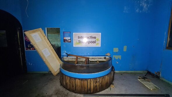 Inside the abandoned SeaLife centre in Oban, Argyll, Scotland,