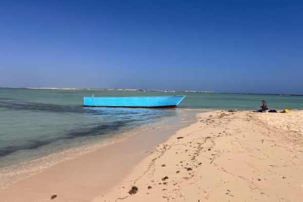 Remote corner of Bianca Island Hurghada