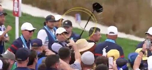 Beer thrown at Erica Stoll in the 2025 Ryder Cup