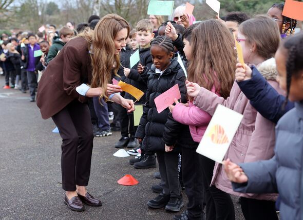 The Princess Of Wales Visits Castle Hill Academy For Children's Mental Health Week 2026