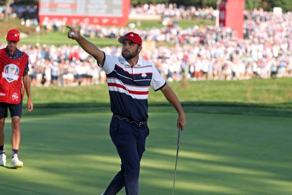 Scottie Scheffler during the Ryder Cup