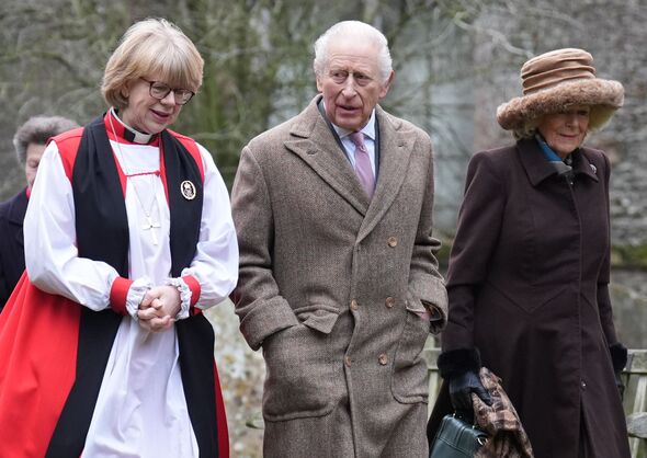 the royals walking to church