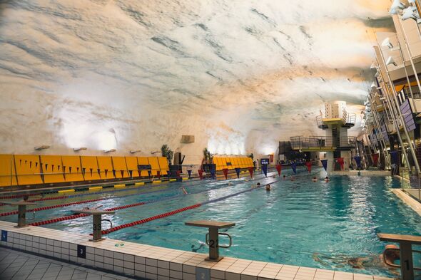 The Itakeskus underground swimming pool