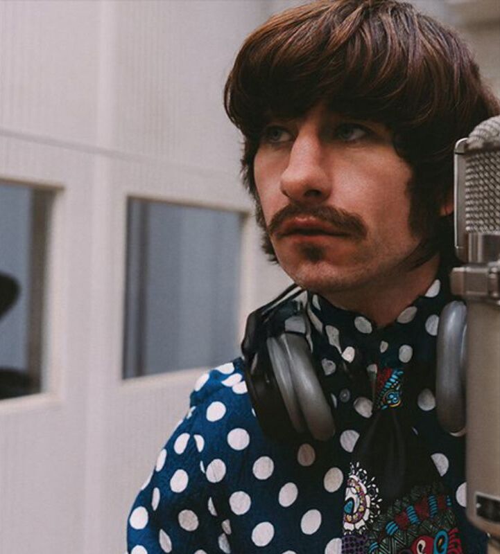 Barry Keoghan in character as Ringo Starr