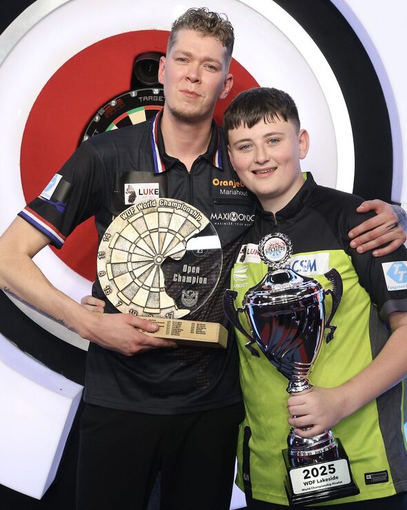 Jimmy van Schie won the Lakeside World Darts Championship