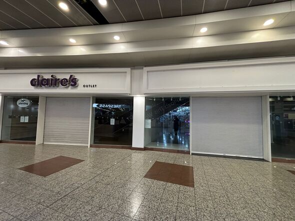 Closed storefronts in Quayside