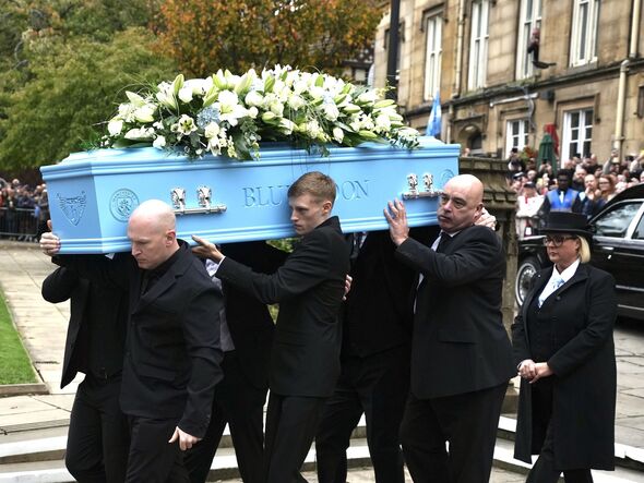 Funeral ceremony of the former world champion boxer Ricky Hatton in Manchester