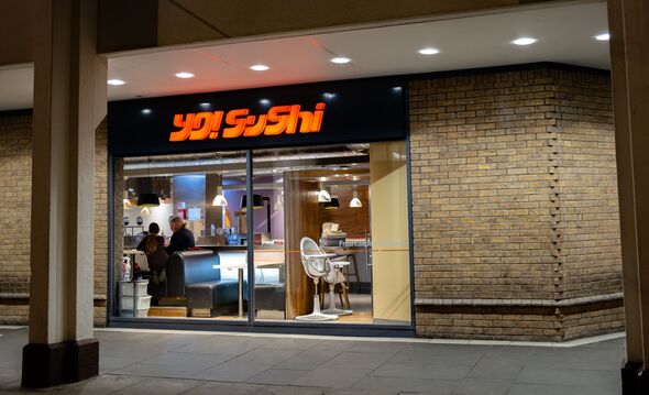 Exterior of Yo sushi restaurant and bar in Cambridge, UK