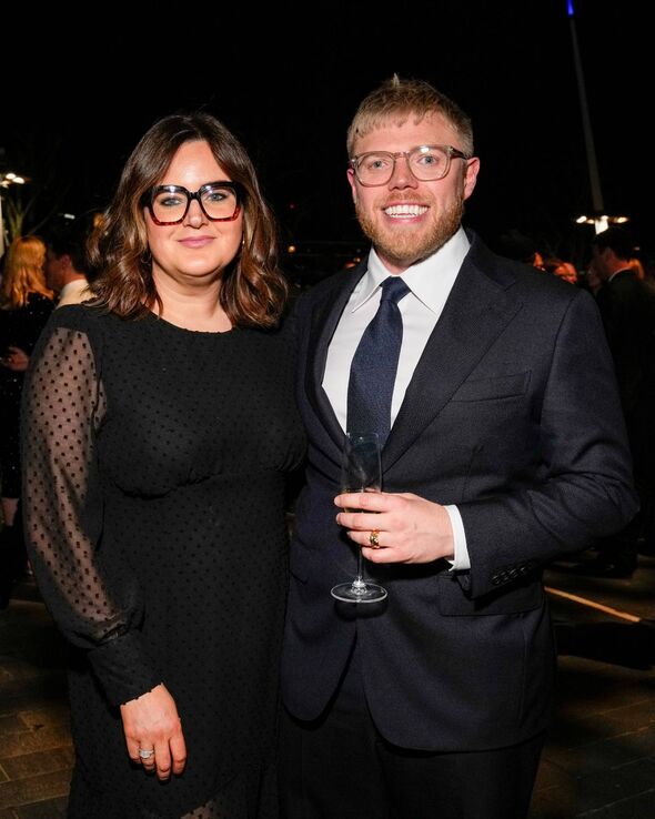 Rob Beckett and his wife