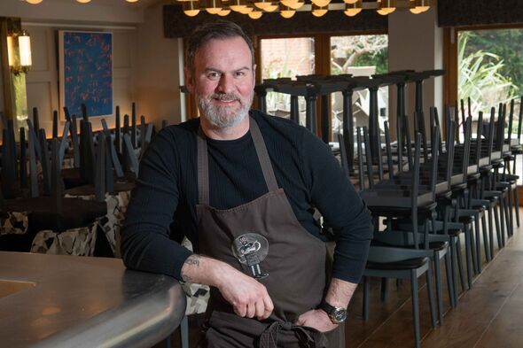 Glynn Purnell standing in The Mount (pub)