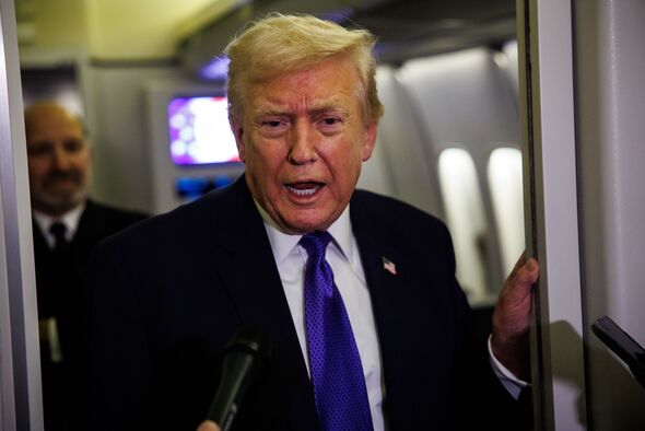 President Trump Spends Weekend At His Mar-a-Lago Resort In Florida