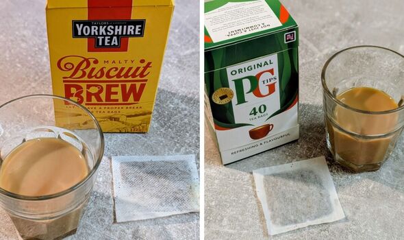Yorkshire biscuit tea and PG tips