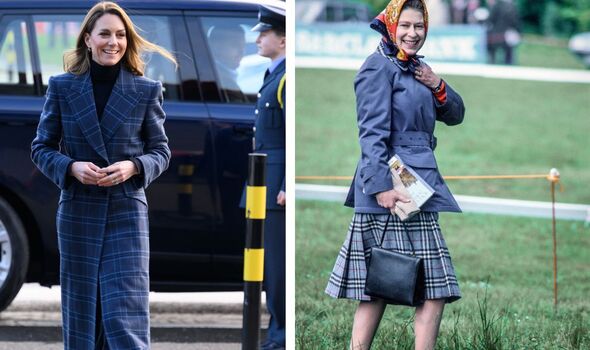 Princess Kate and Queen Elizabeth II