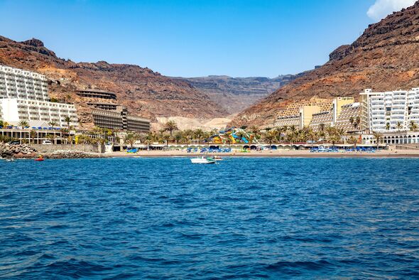 Beach Playa del Diablito, Gran Canaria.