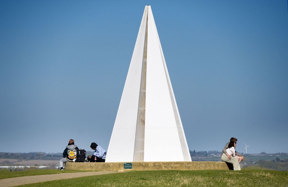 The Light Pyramid in Campbell Park, Milton Keynes