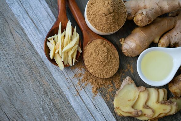 Ginger and ginger powder, ginger tea