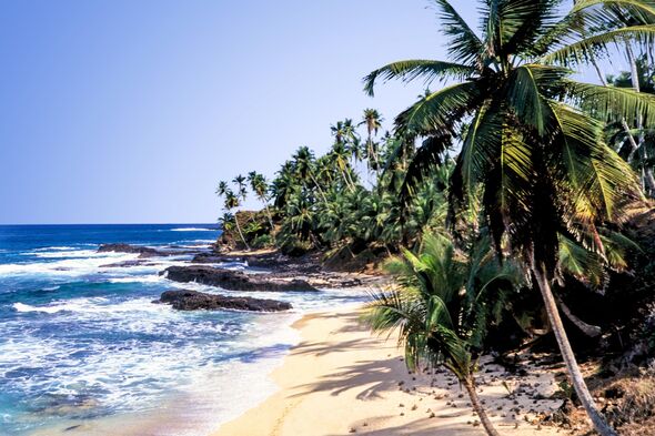 Beach on the Ilheu das Rolas