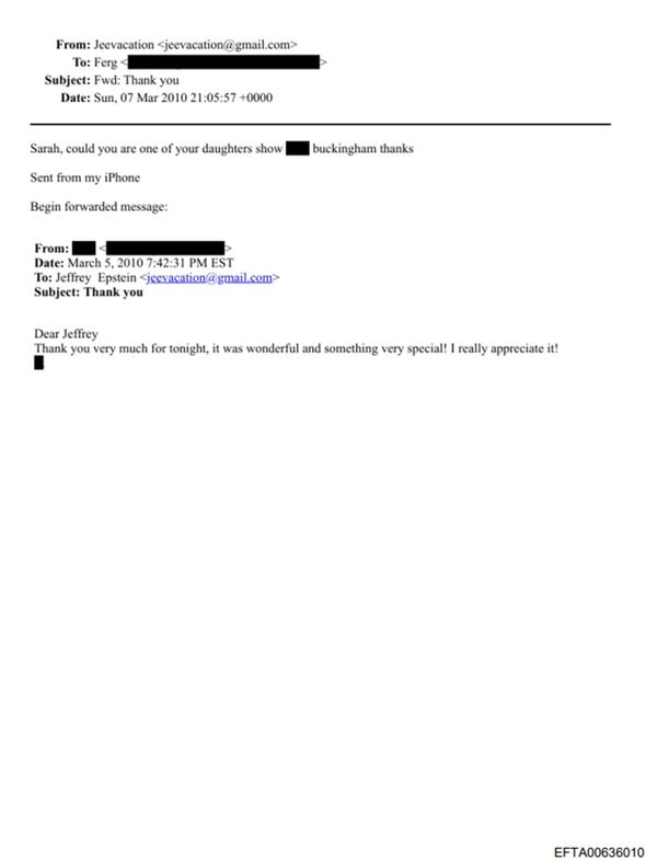 Epstein's email to 'Ferg'