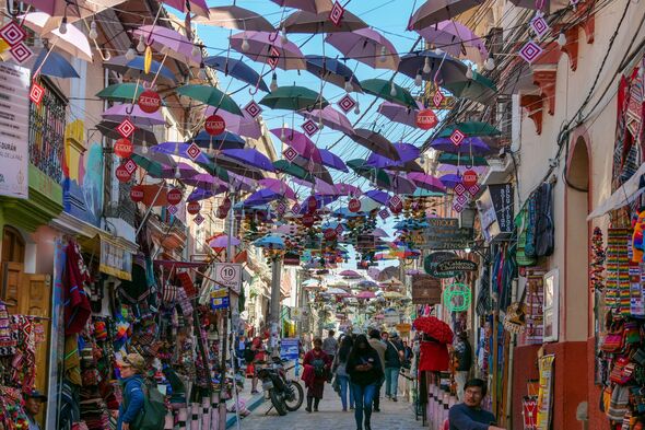 Mercado de Las Brujas in La Paz, Bolivia
