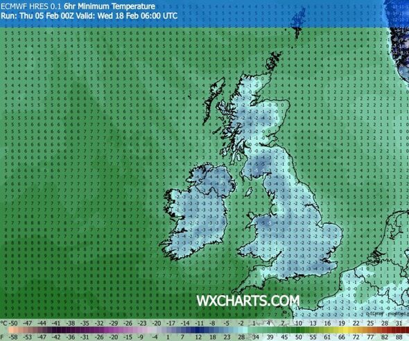 Temperatures will drop below freezing
