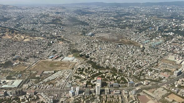 Ethiopia - Addis Abeba- aerial view