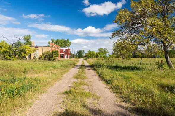 An abandoned town in North Dakota