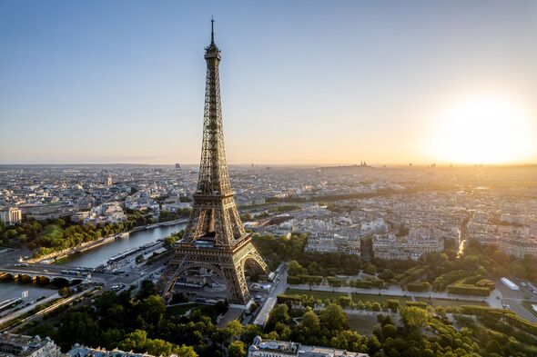 Aerial view of Paris, France