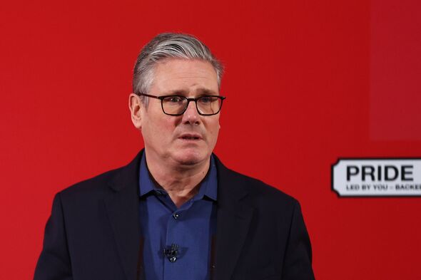 Prime Minister Keir Starmer Makes a Speech In East Sussex