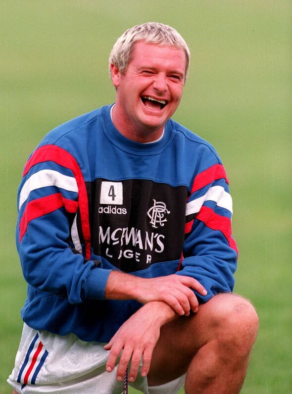 Paul Gascoigne during his time with Rangers